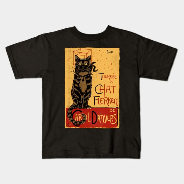 Chat Flerken Kids T-Shirt by GoodIdeaRyan